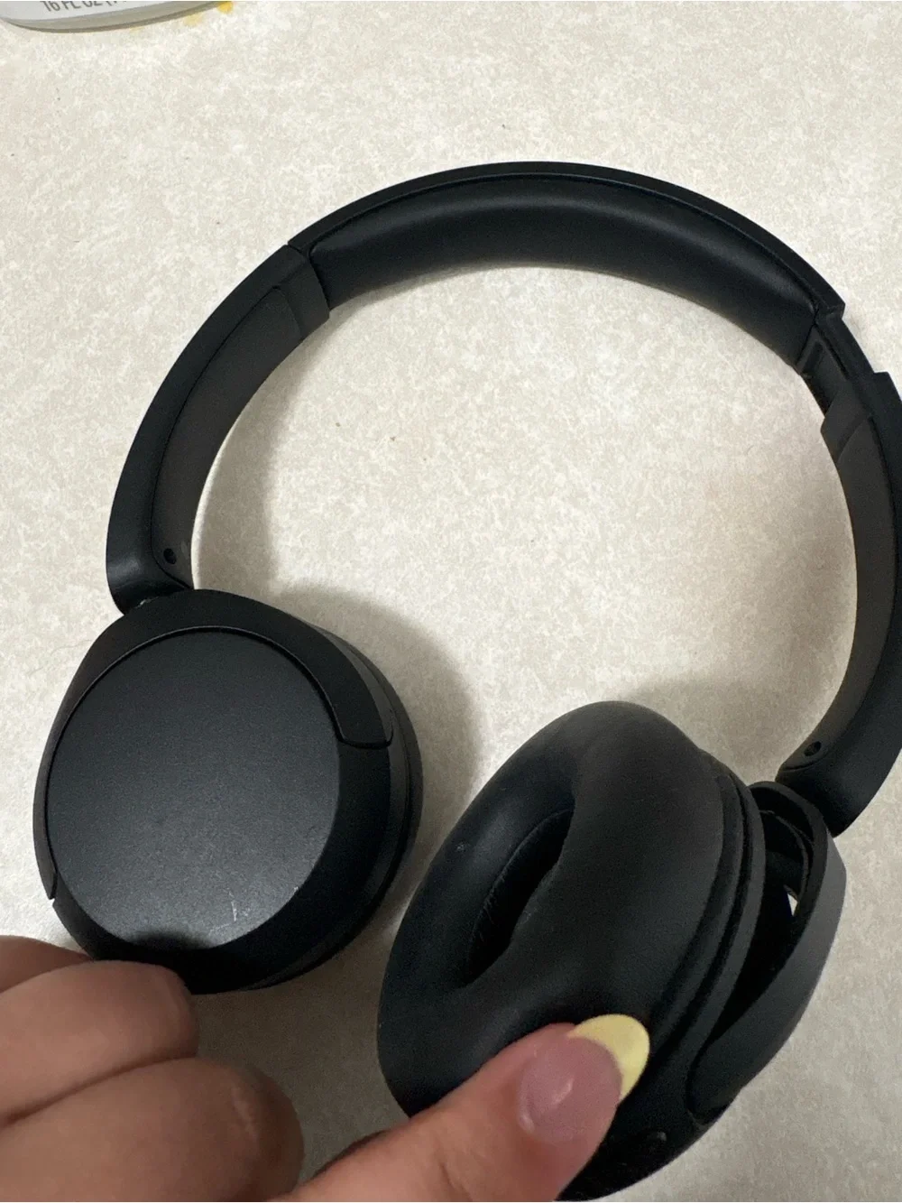Sony Black Over-Ear Headphones with Cushioned Ear Cups